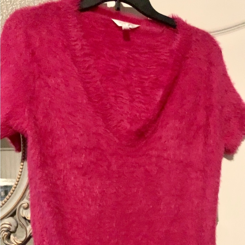 Furry Shortsleeved Sweater